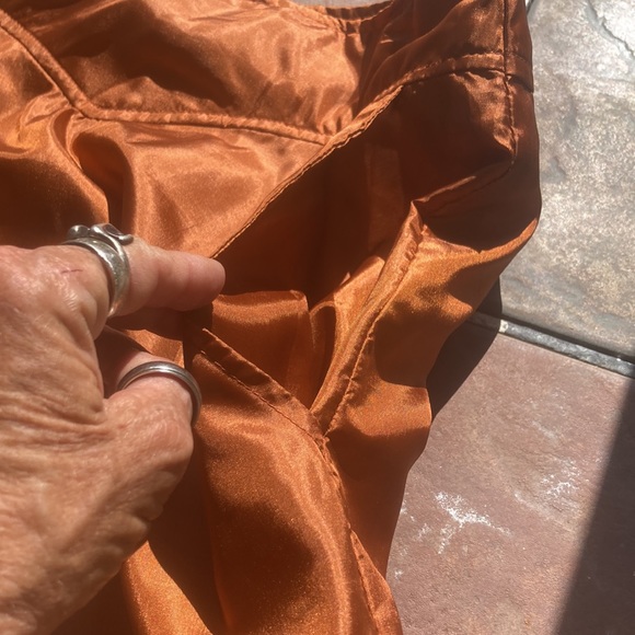 Rock Wife unlined bronze skirt - Picture 2 of 9